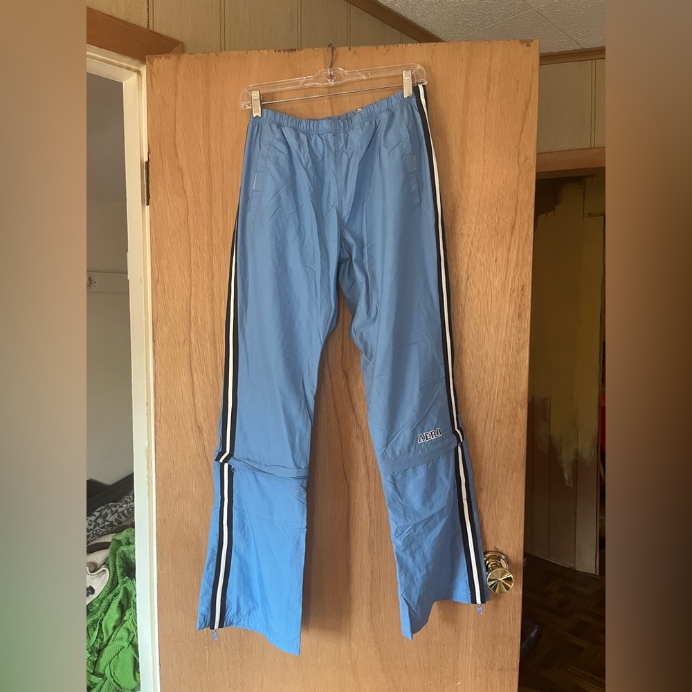 90’s Light blue Aeropostel vintage joggers with removable bottom